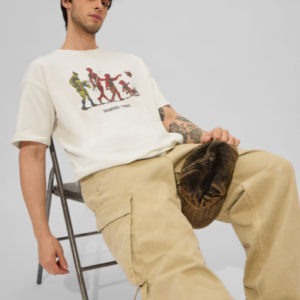 The Souled Store Men Oversized Deadpool White Tshirts 4.5 | 1k Ratings